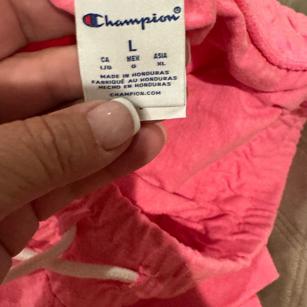 Champion Vibrant Pink shorts